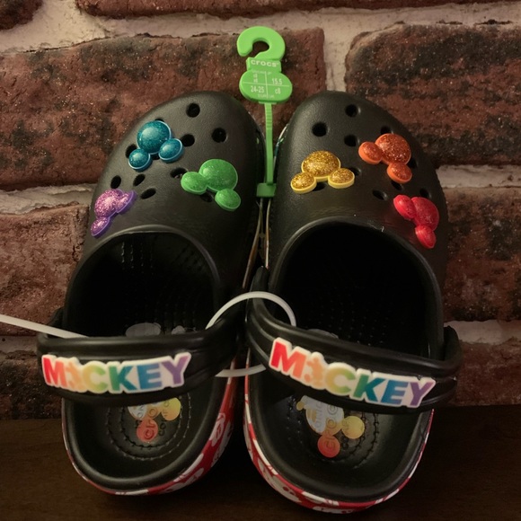 Crocs X Disney Mickey Mouse Rainbow Crocs - Picture 6 of 9